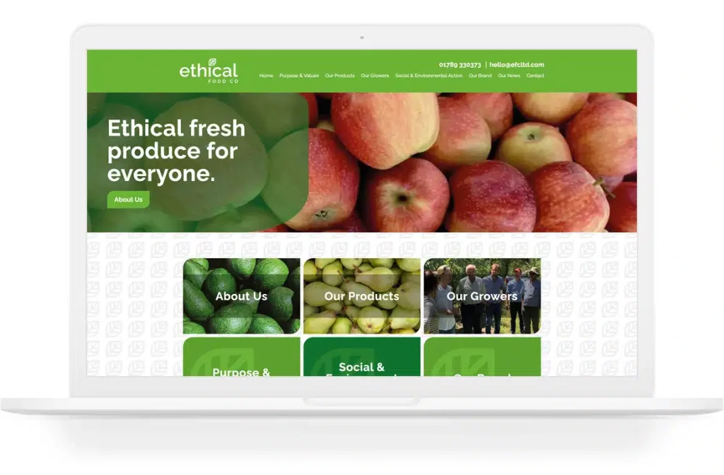 An example of a SME website for which we provide WordPress support and Maintenance