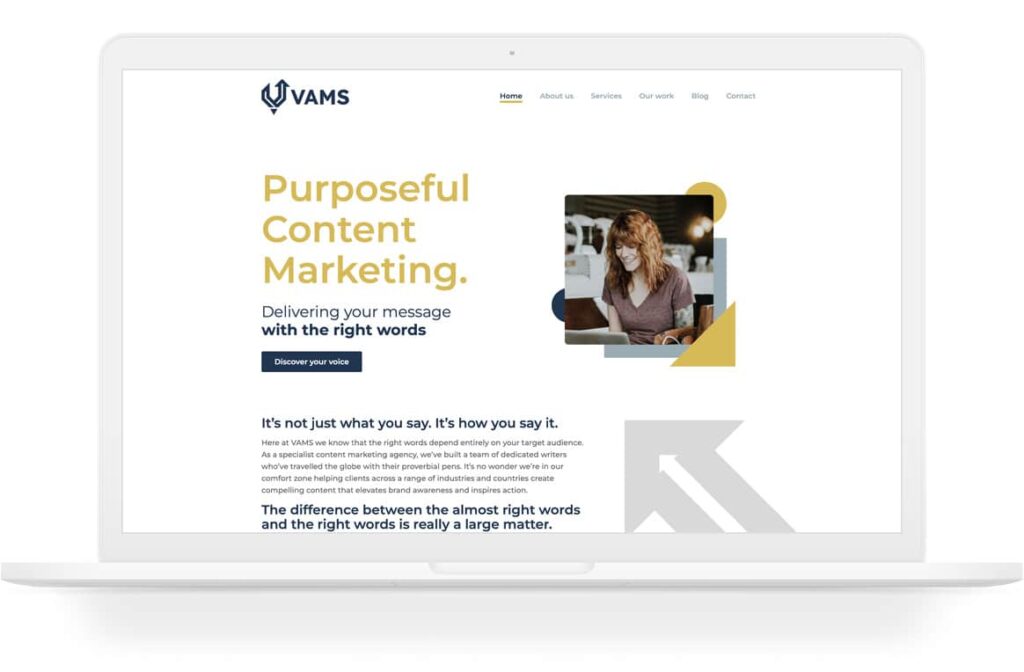 An example of a SME website for which we provide WordPress support and Maintenance
